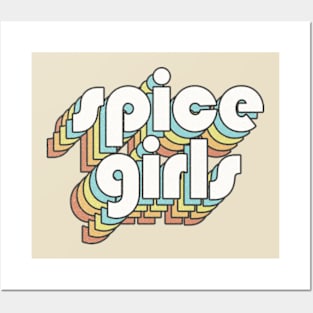 Retro Spice Girls Posters and Art